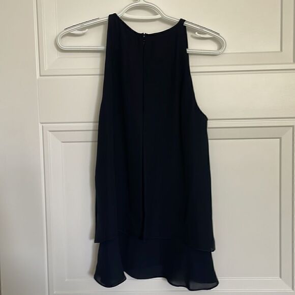 Theory Black Silk Falice Tank Top - Picture 5 of 5